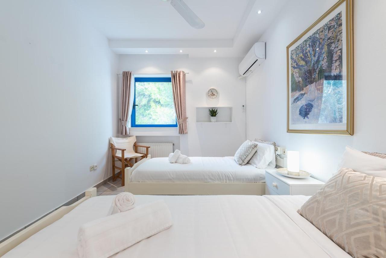Summer Villa Pasiphae Private Pool - Bbq -Beach 2Min Sounion Luaran gambar