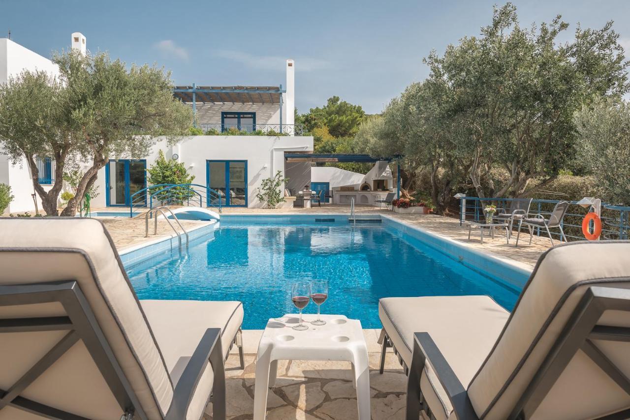 Summer Villa Pasiphae Private Pool - Bbq -Beach 2Min Sounion Luaran gambar