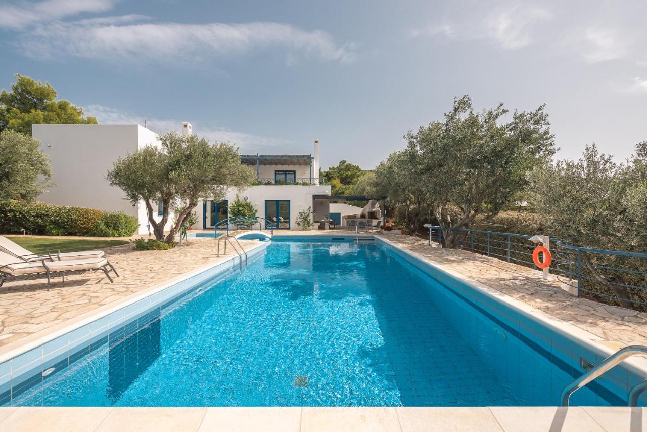 Summer Villa Pasiphae Private Pool - Bbq -Beach 2Min Sounion Luaran gambar