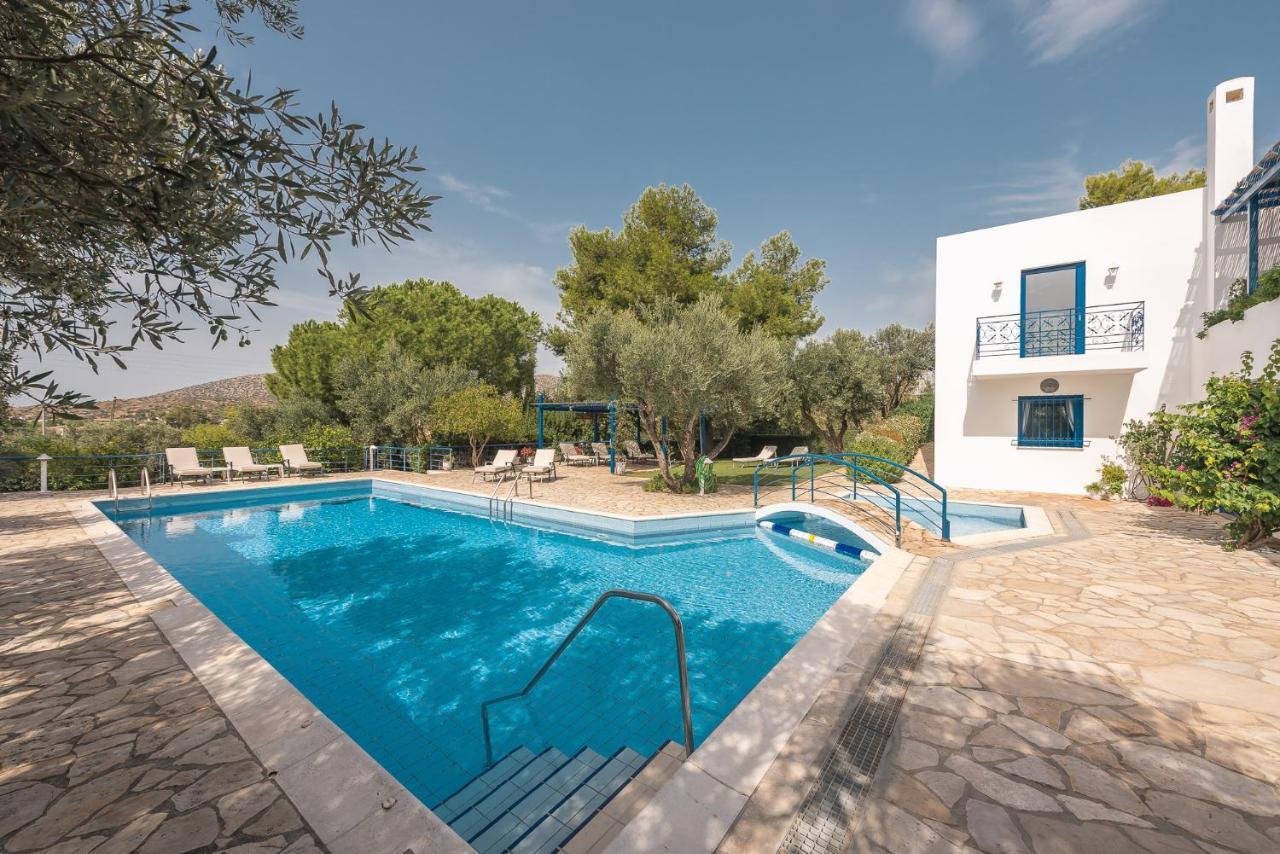 Summer Villa Pasiphae Private Pool - Bbq -Beach 2Min Sounion Luaran gambar