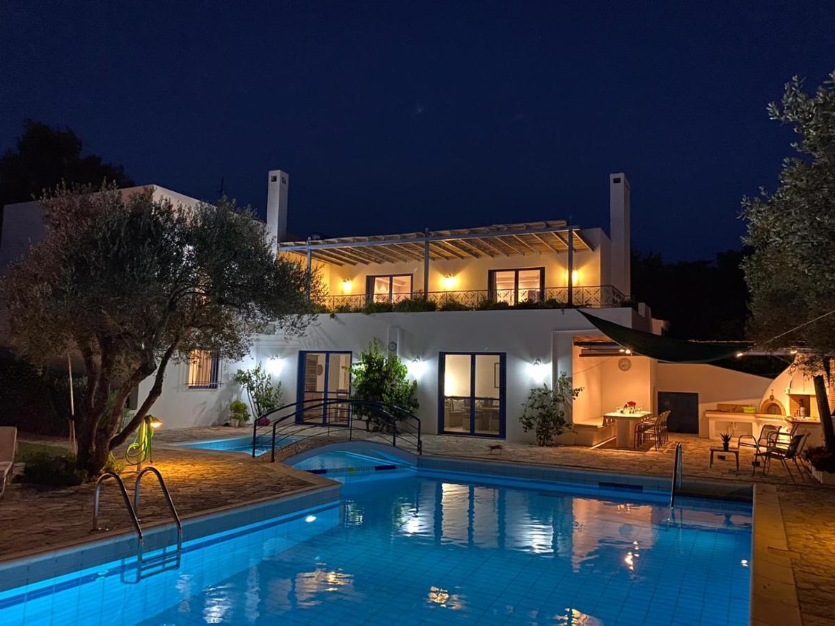 Summer Villa Pasiphae Private Pool - Bbq -Beach 2Min Sounion Luaran gambar